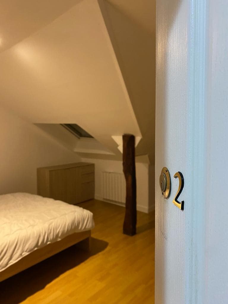 Chambre en colocation à Redon - Chambre de caractère avec poutres apparentes